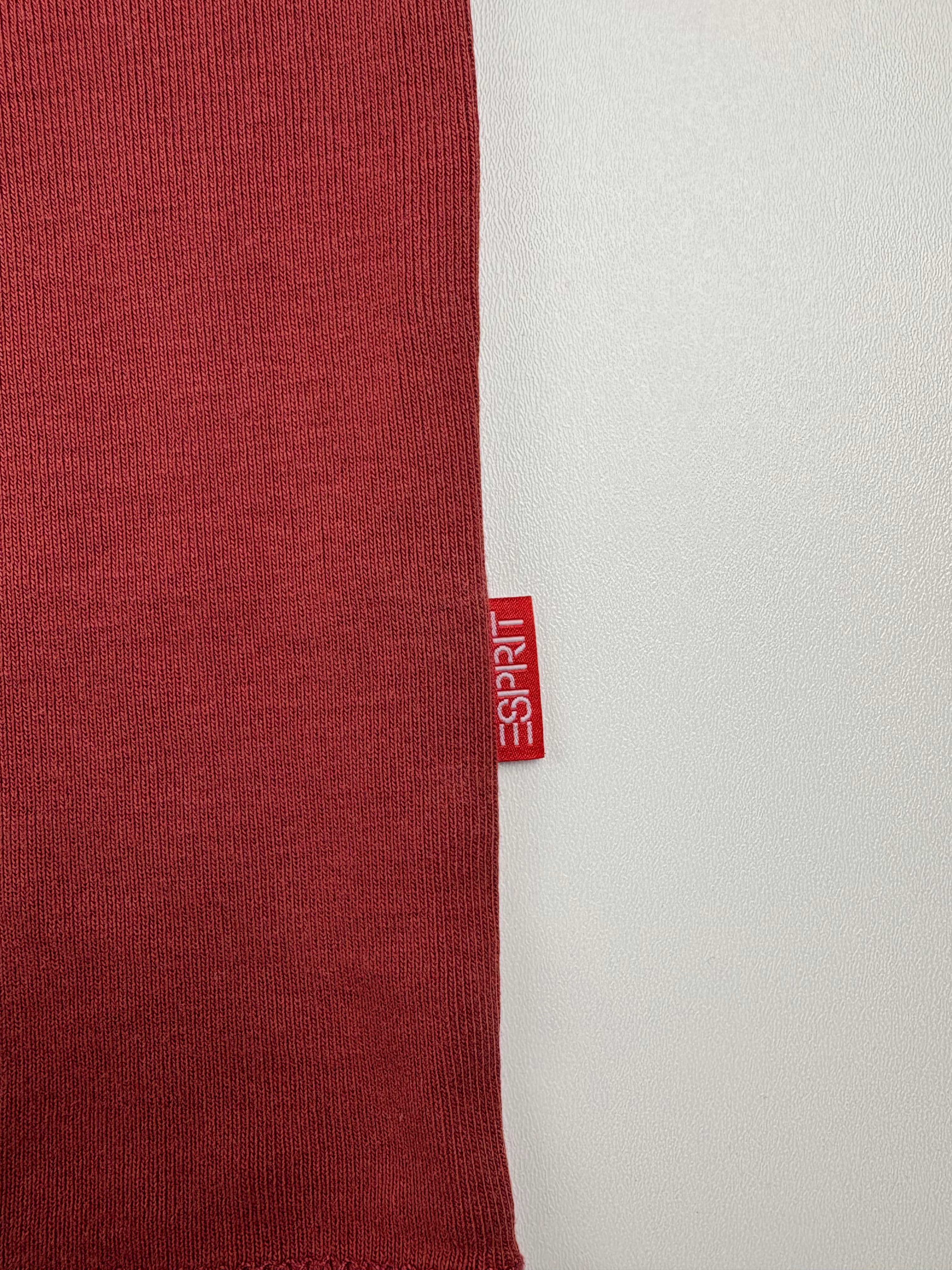 (S) Vintage Espirt T-Shirt in weinrot