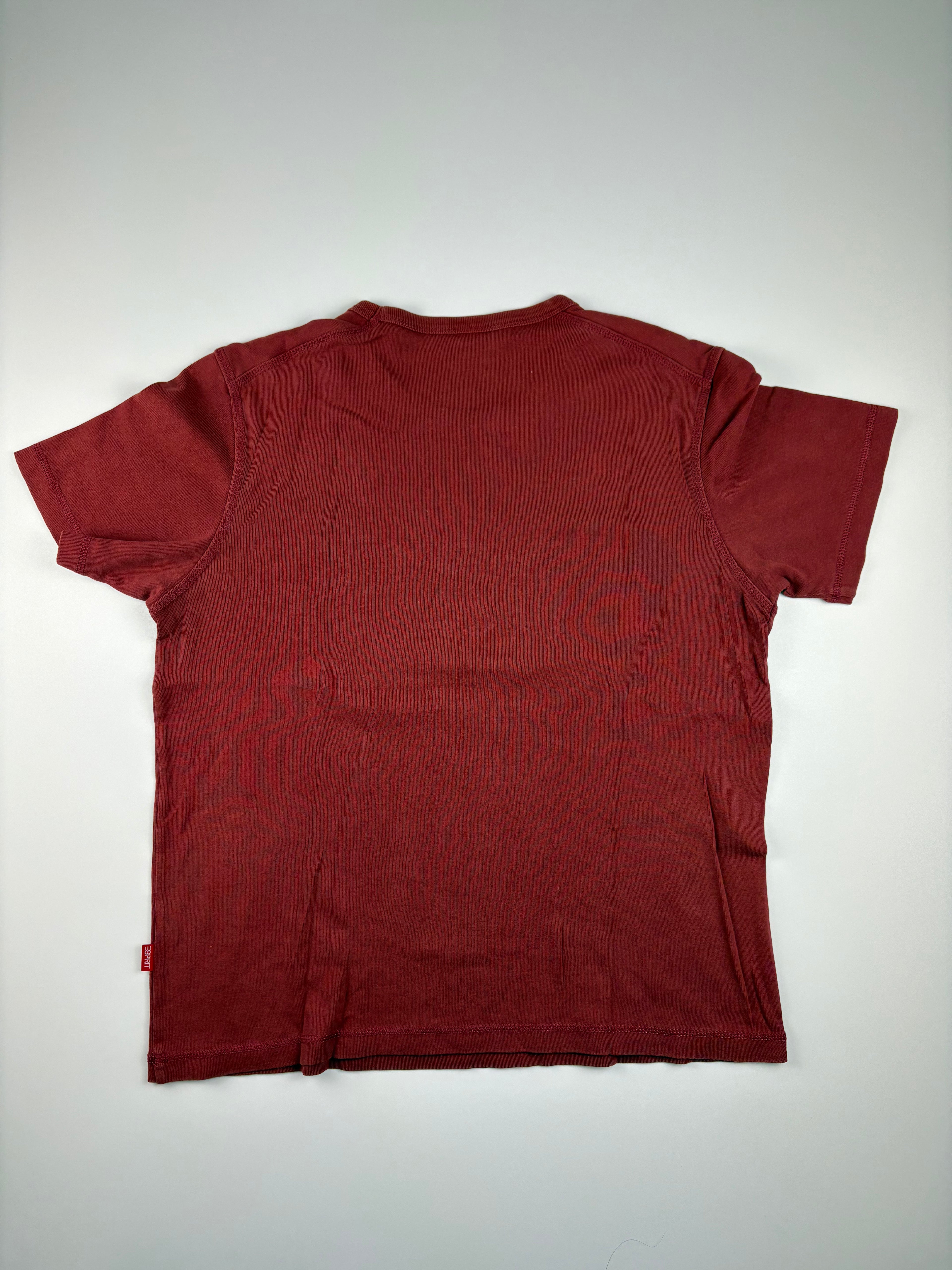 (S) Vintage Espirt T-Shirt in weinrot