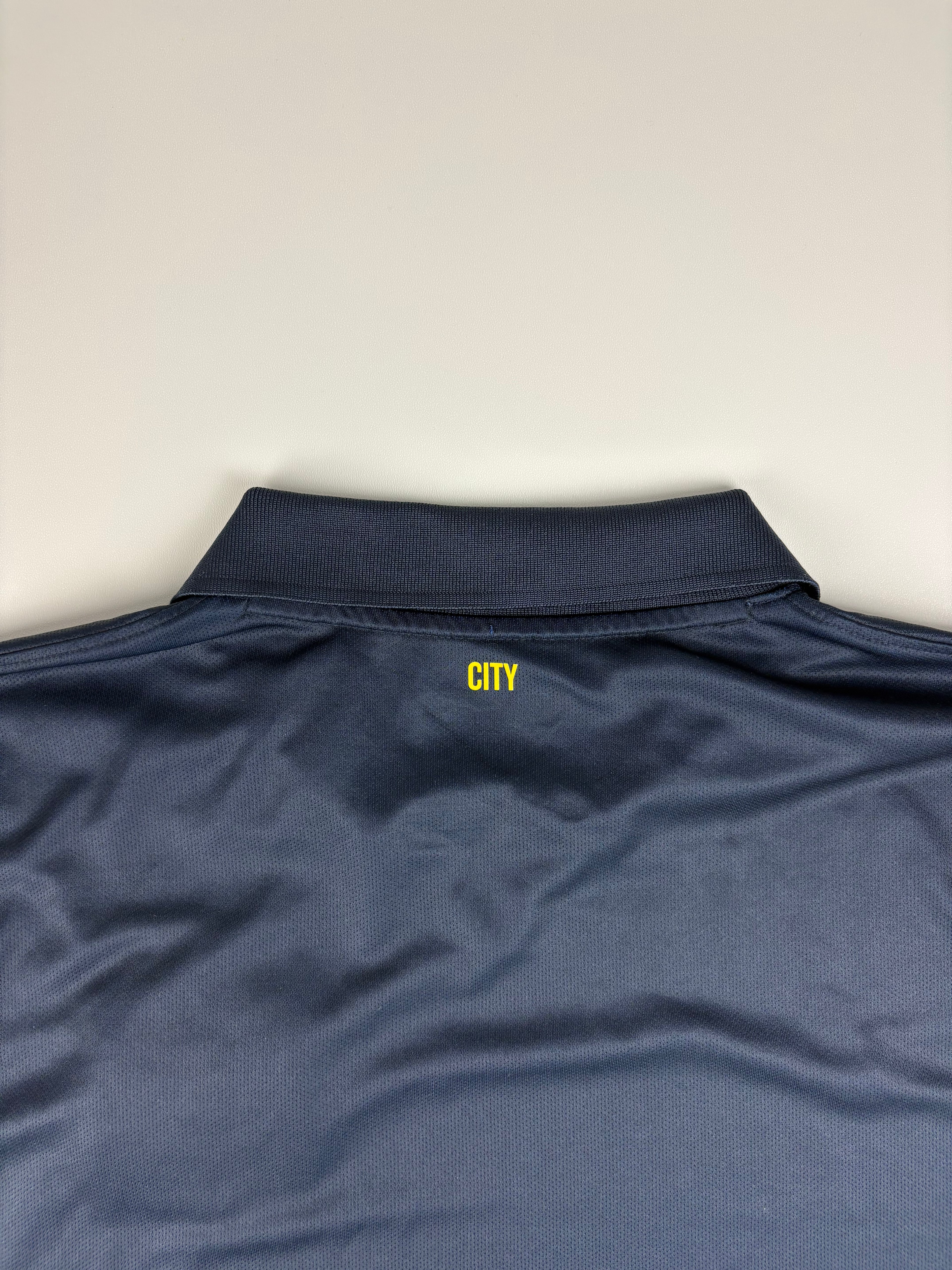 (L) Vintage Nike Manchester City Trikot in Blau