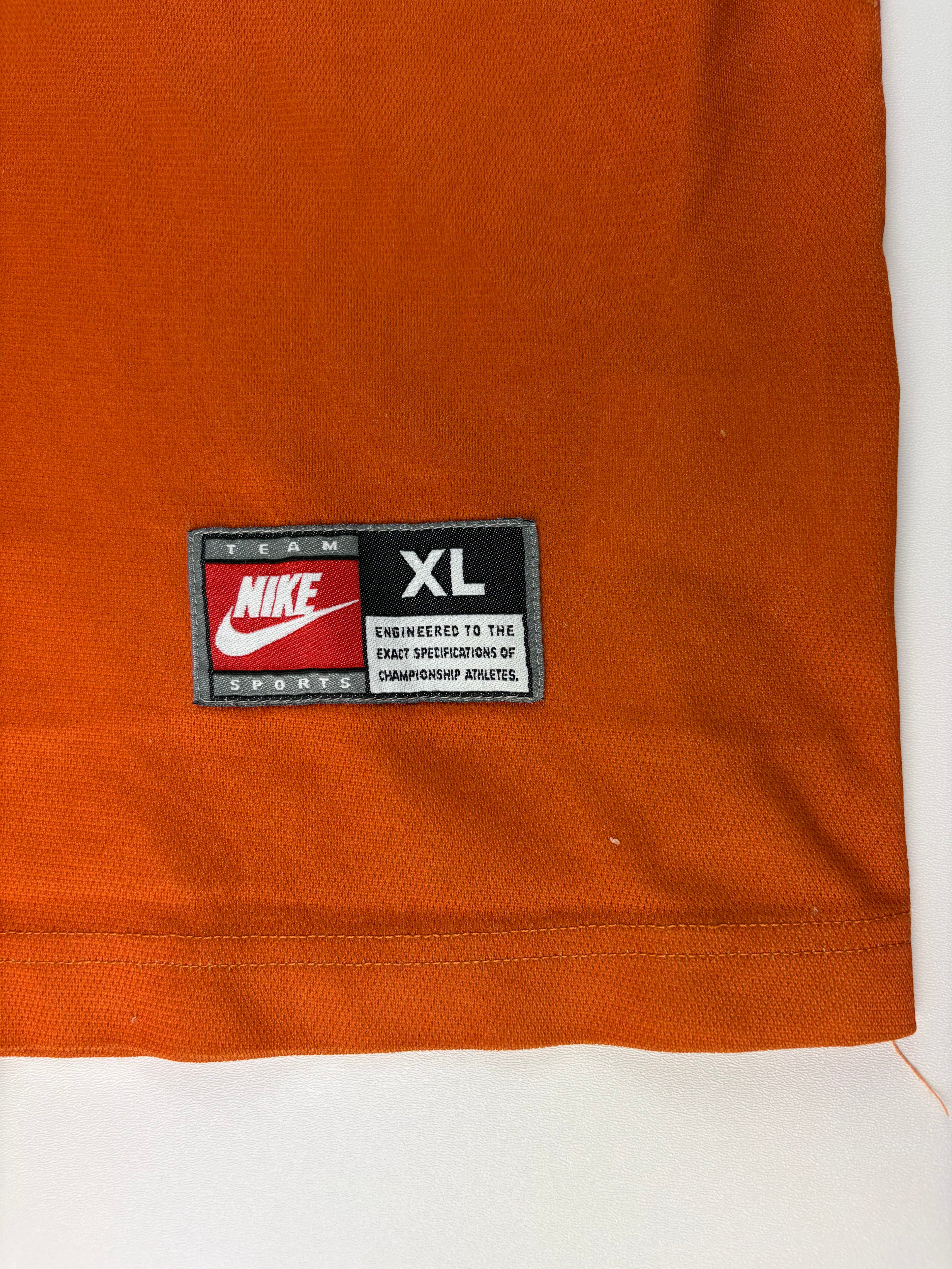(XL) Vintage Nike Barcelona Trikot in Orange
