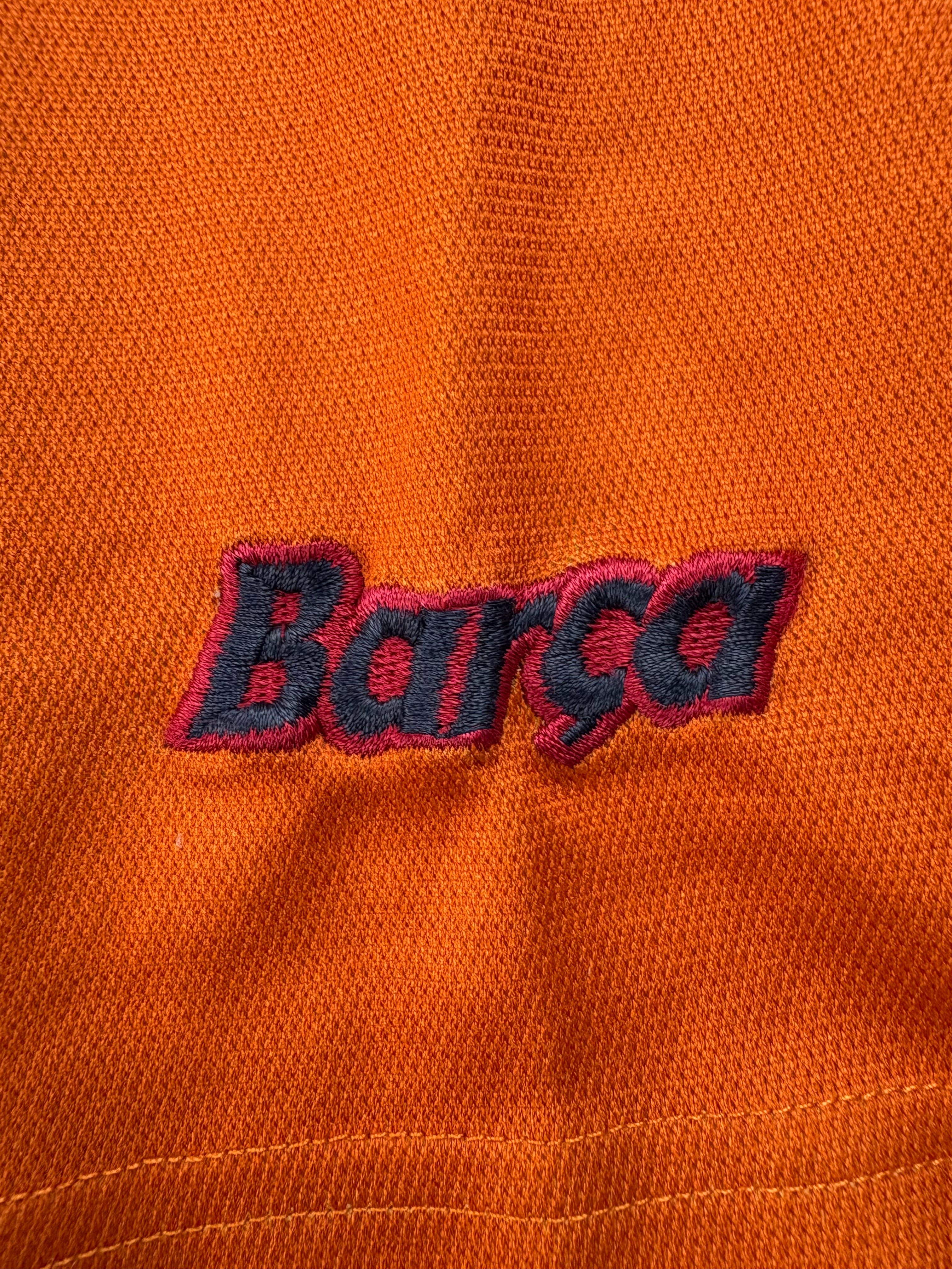 (XL) Vintage Nike Barcelona Trikot in Orange