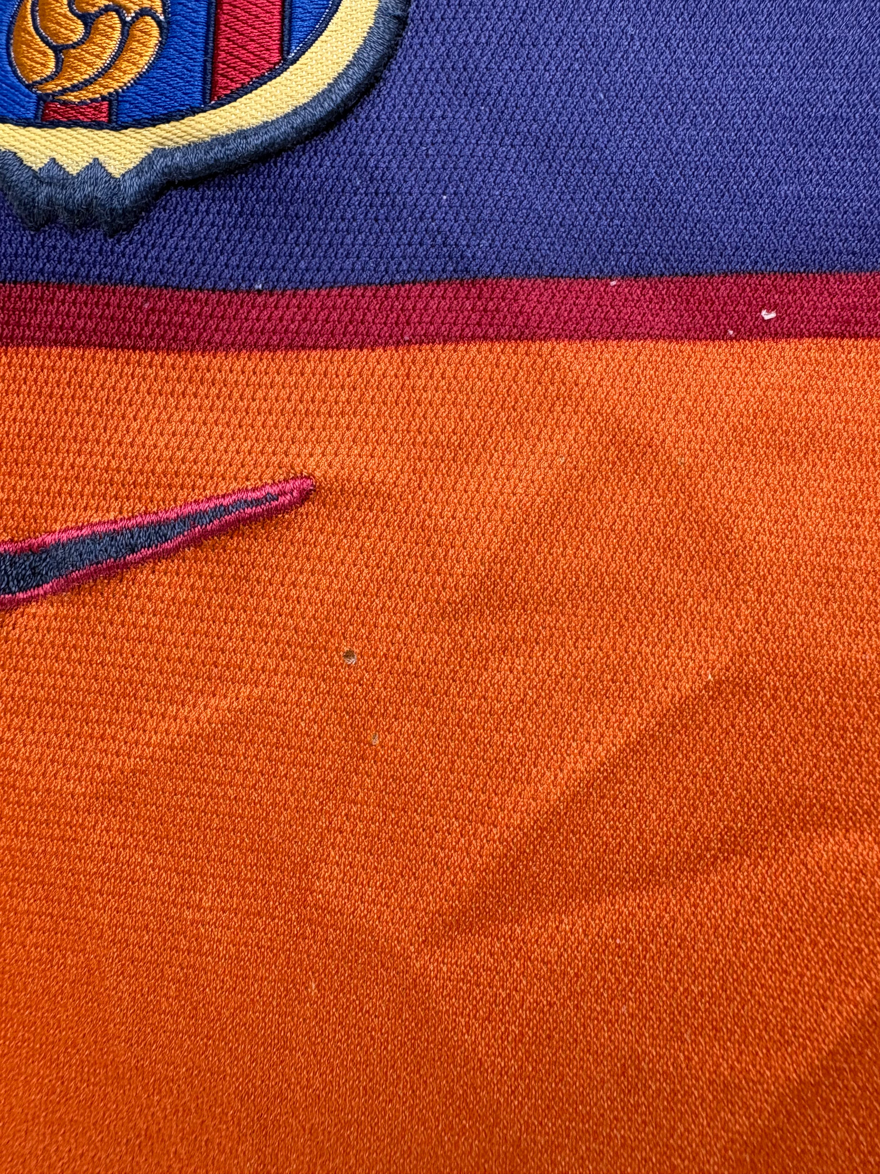 (XL) Vintage Nike Barcelona Trikot in Orange