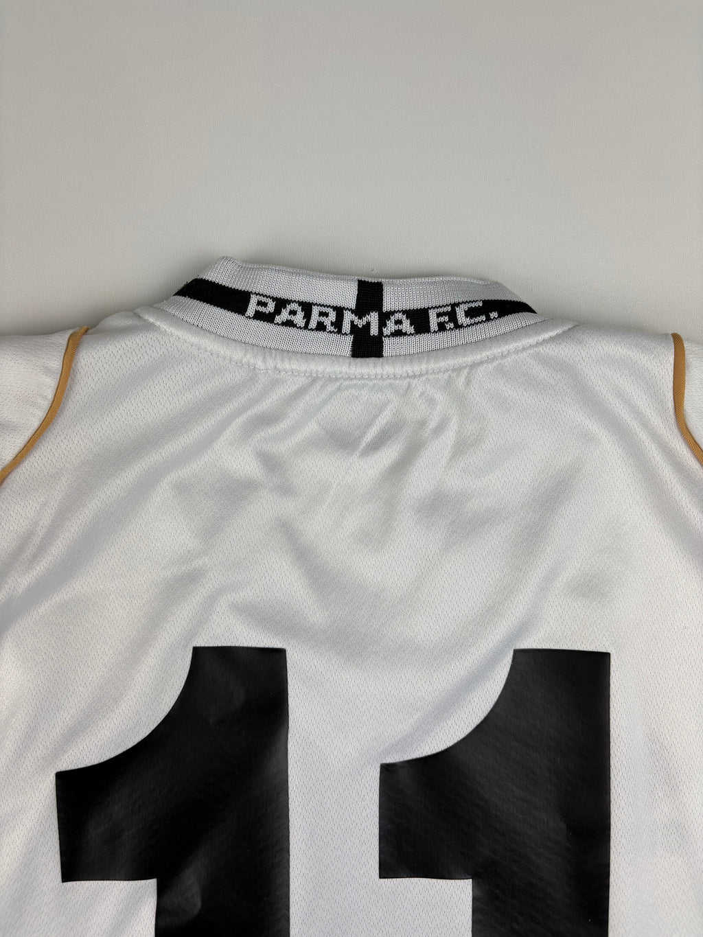 (XS-S) Vintage Parma Langarmtrikot in weiß