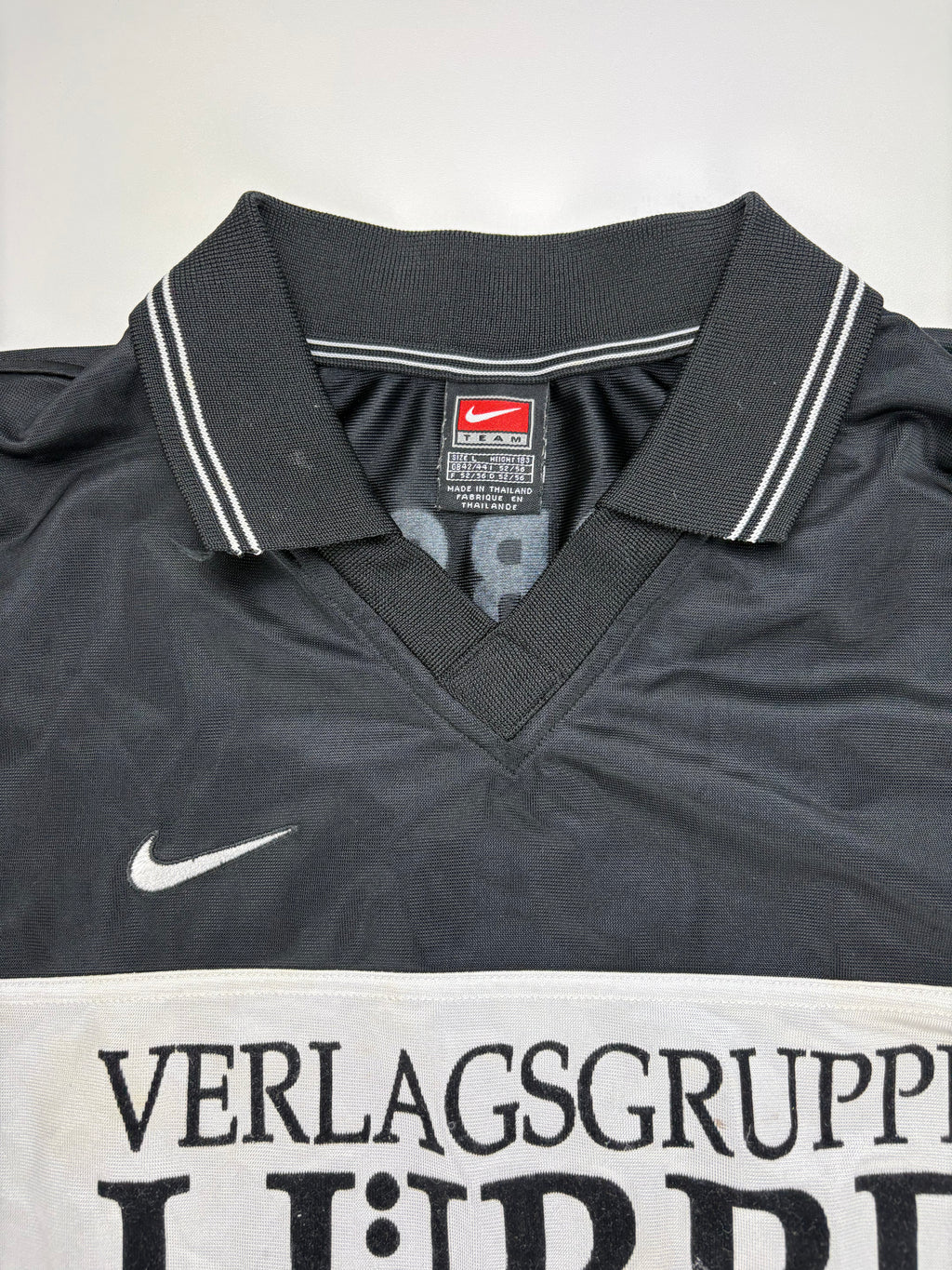 (XL) Vintage Nike Trikot in schwarz
