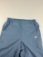 (S-M) Vintage Adidas Trainingsanzug in weiß & blau