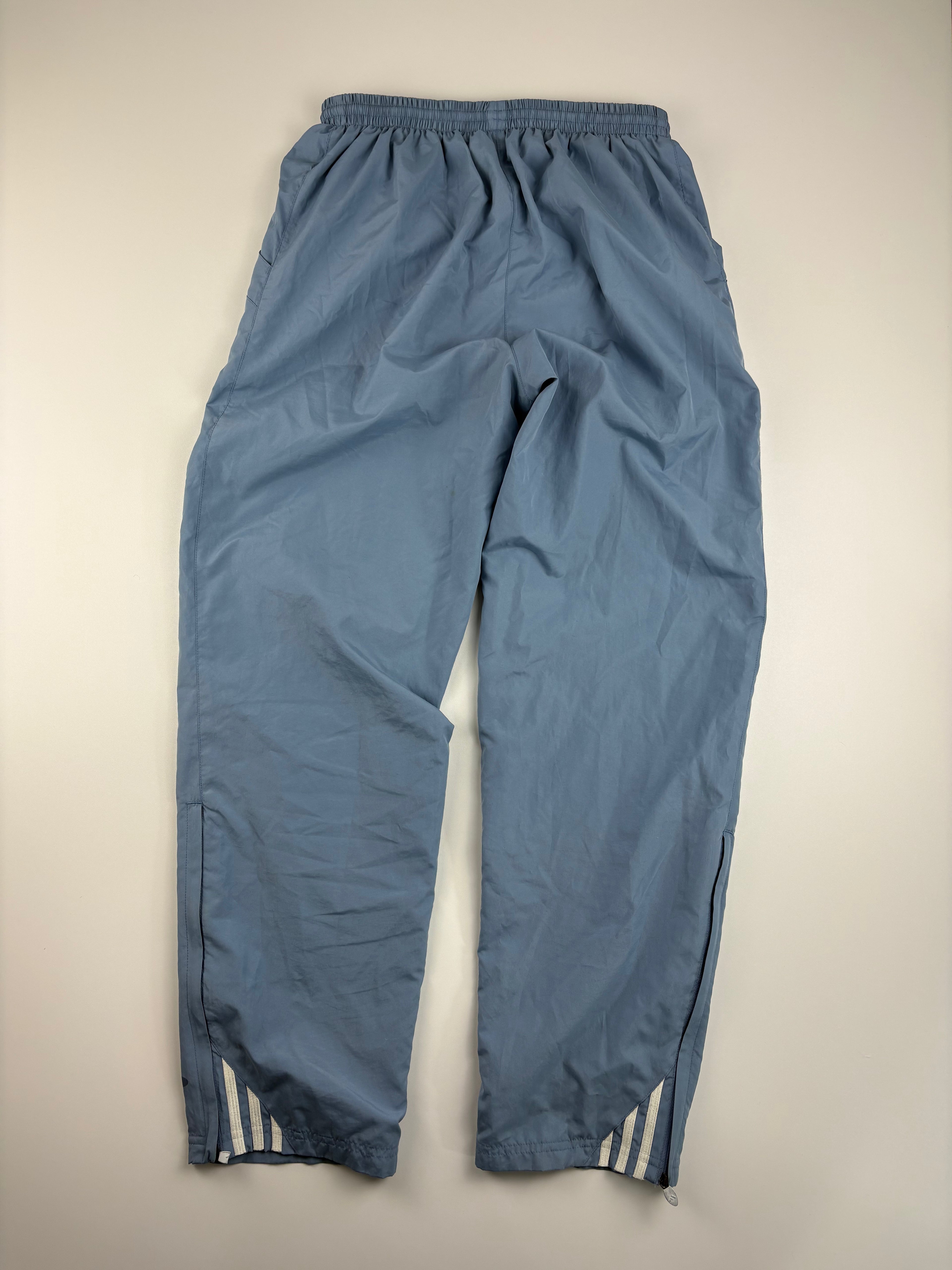 (S-M) Vintage Adidas Trainingsanzug in weiß & blau