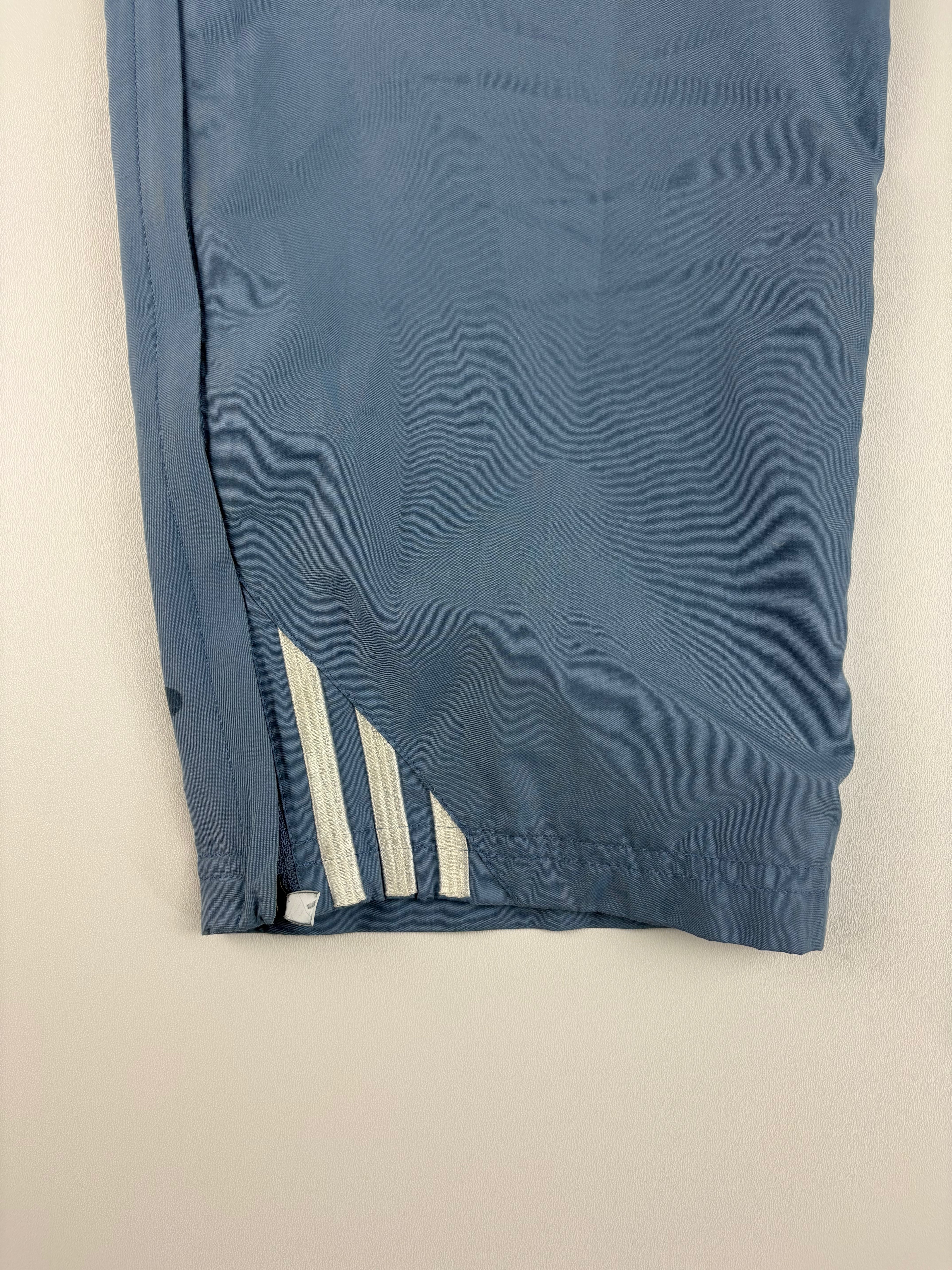 (S-M) Vintage Adidas Trainingsanzug in weiß & blau