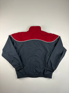 (XXS-XS) Vintage Adidas Trainingsanzug in rot & grau
