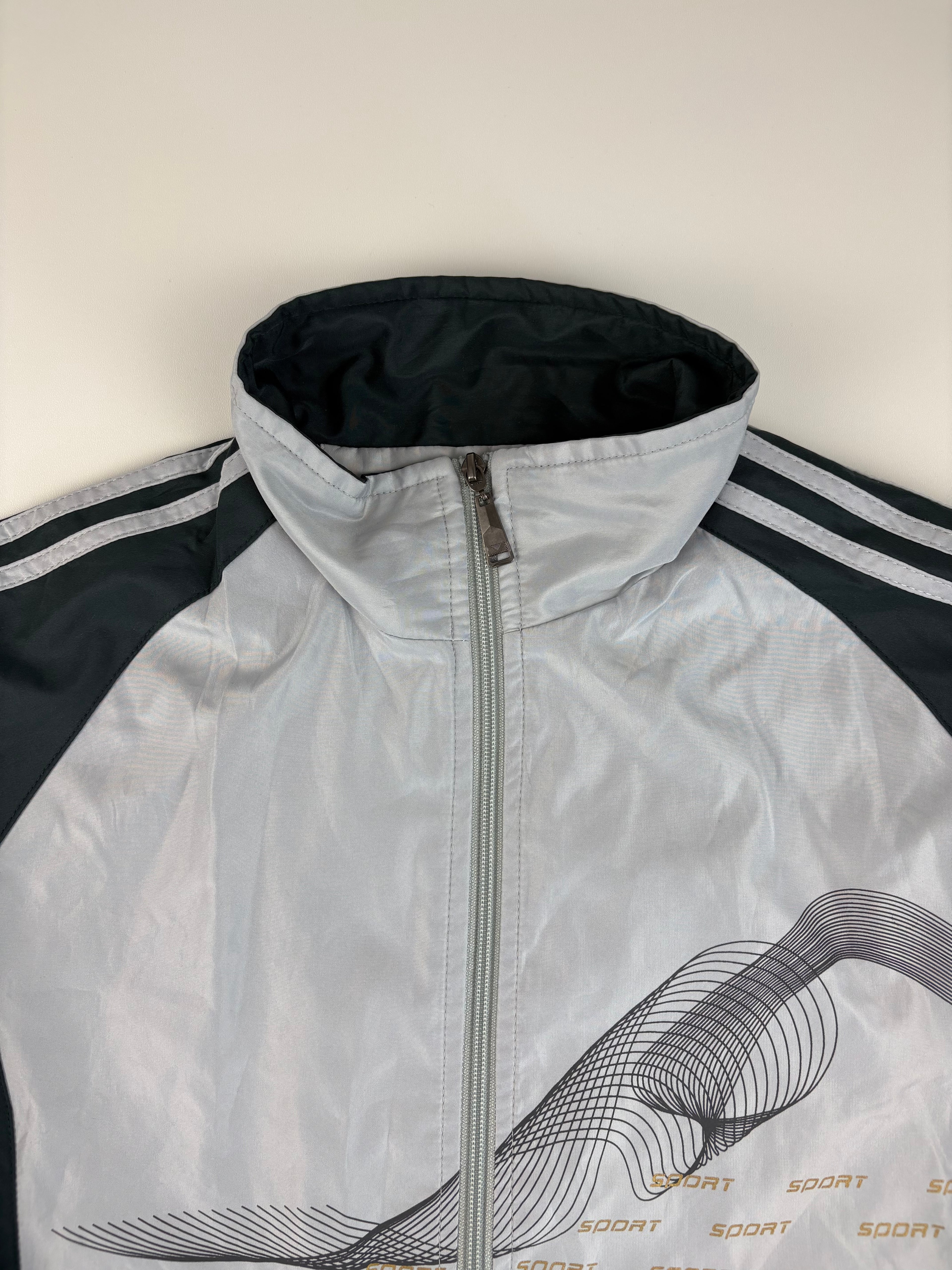 (M) Vintage Y2K Trainingsanzug in Grau