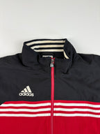 (XL-XXL) Vintage Adidas Trainingsanzug in rot & schwarz