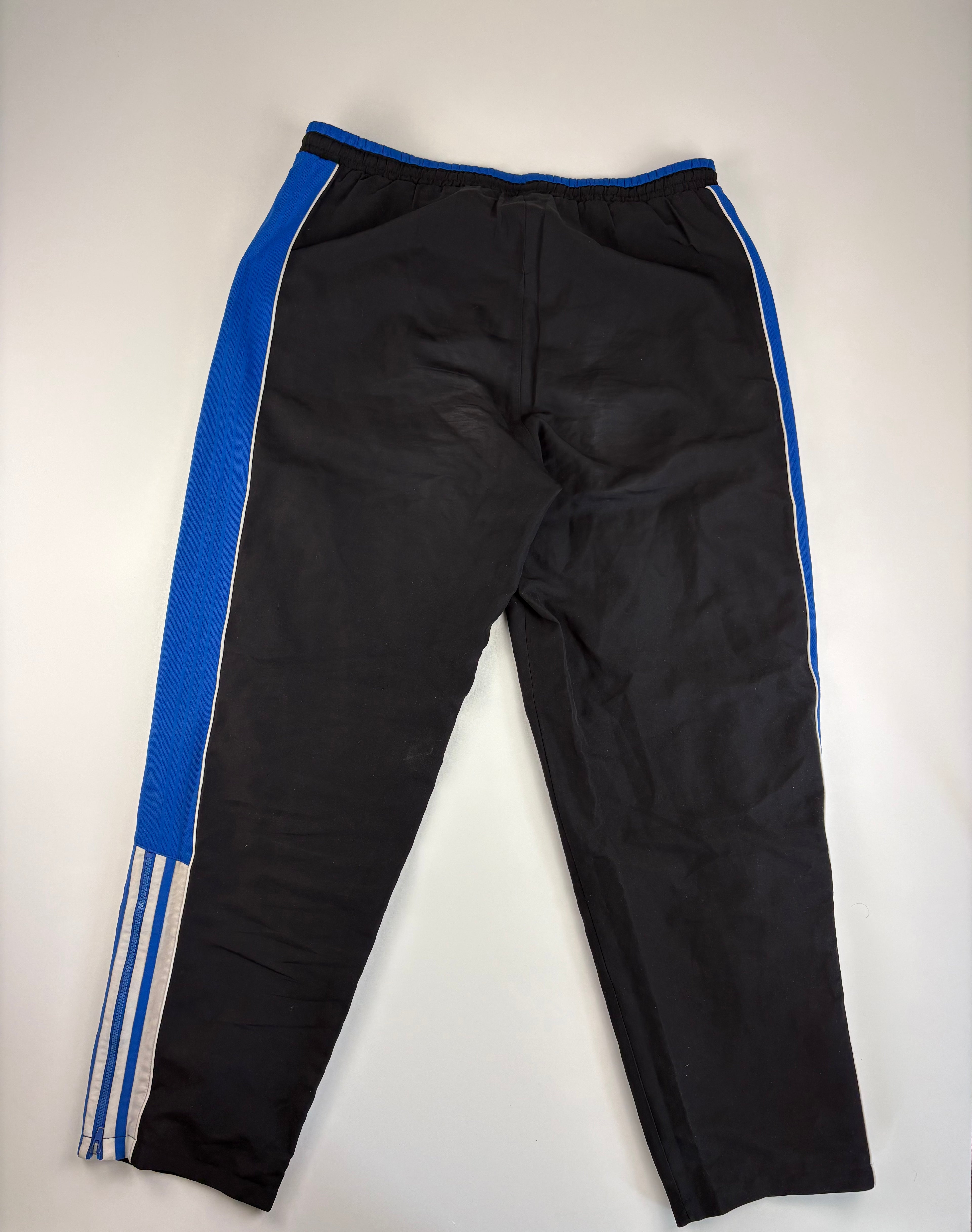 (XL) Vintage Adidas Trainingsanzug in Blau & schwarz