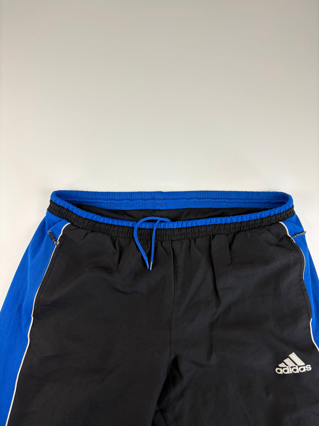 (XL) Vintage Adidas Trainingsanzug in Blau & schwarz
