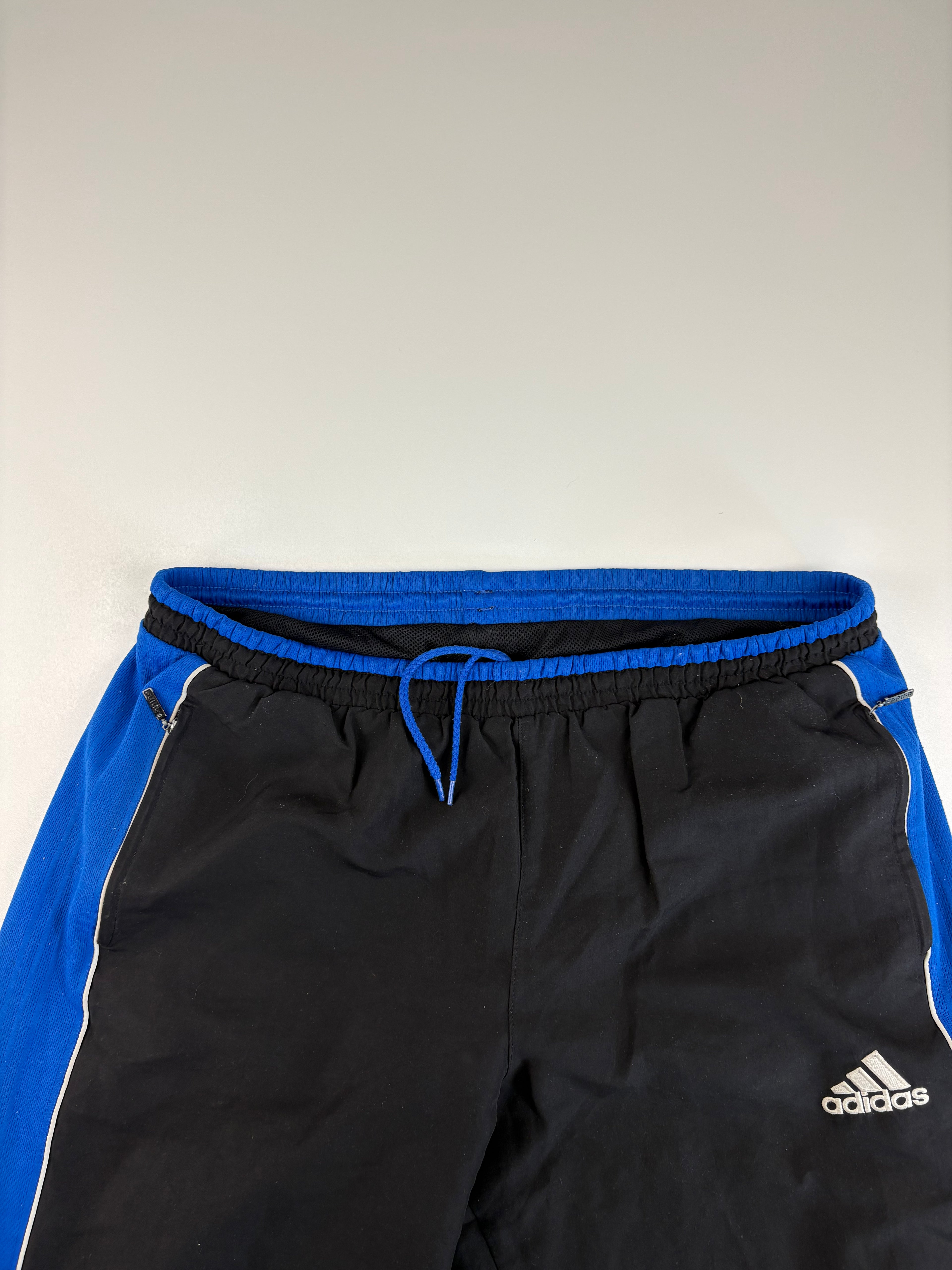 (XL) Vintage Adidas Trainingsanzug in Blau & schwarz