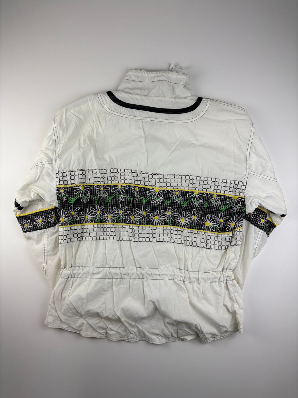 (M) Vintage Trainingsanzug in weiß & schwarz