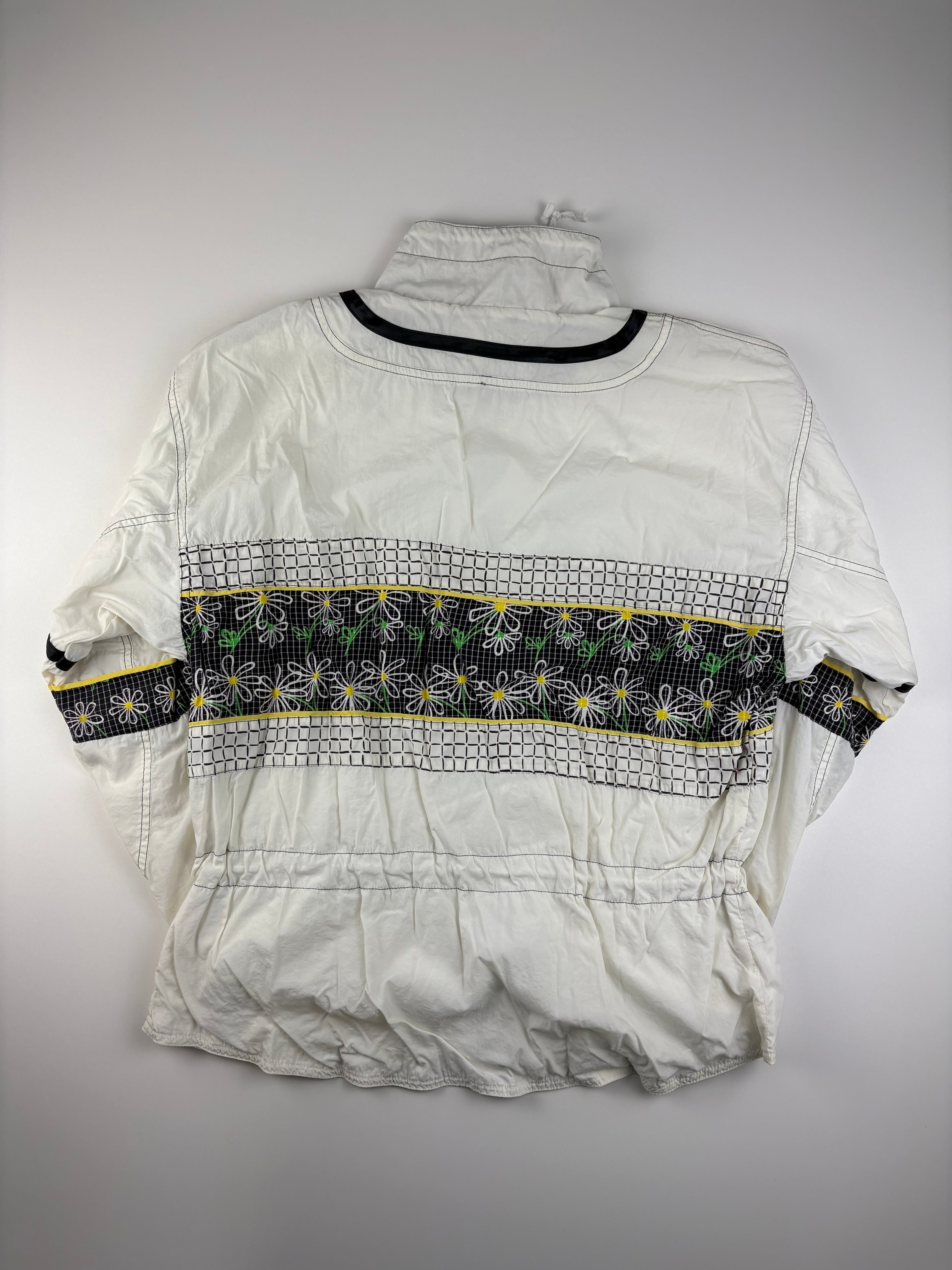 (M) Vintage Trainingsanzug in weiß & schwarz
