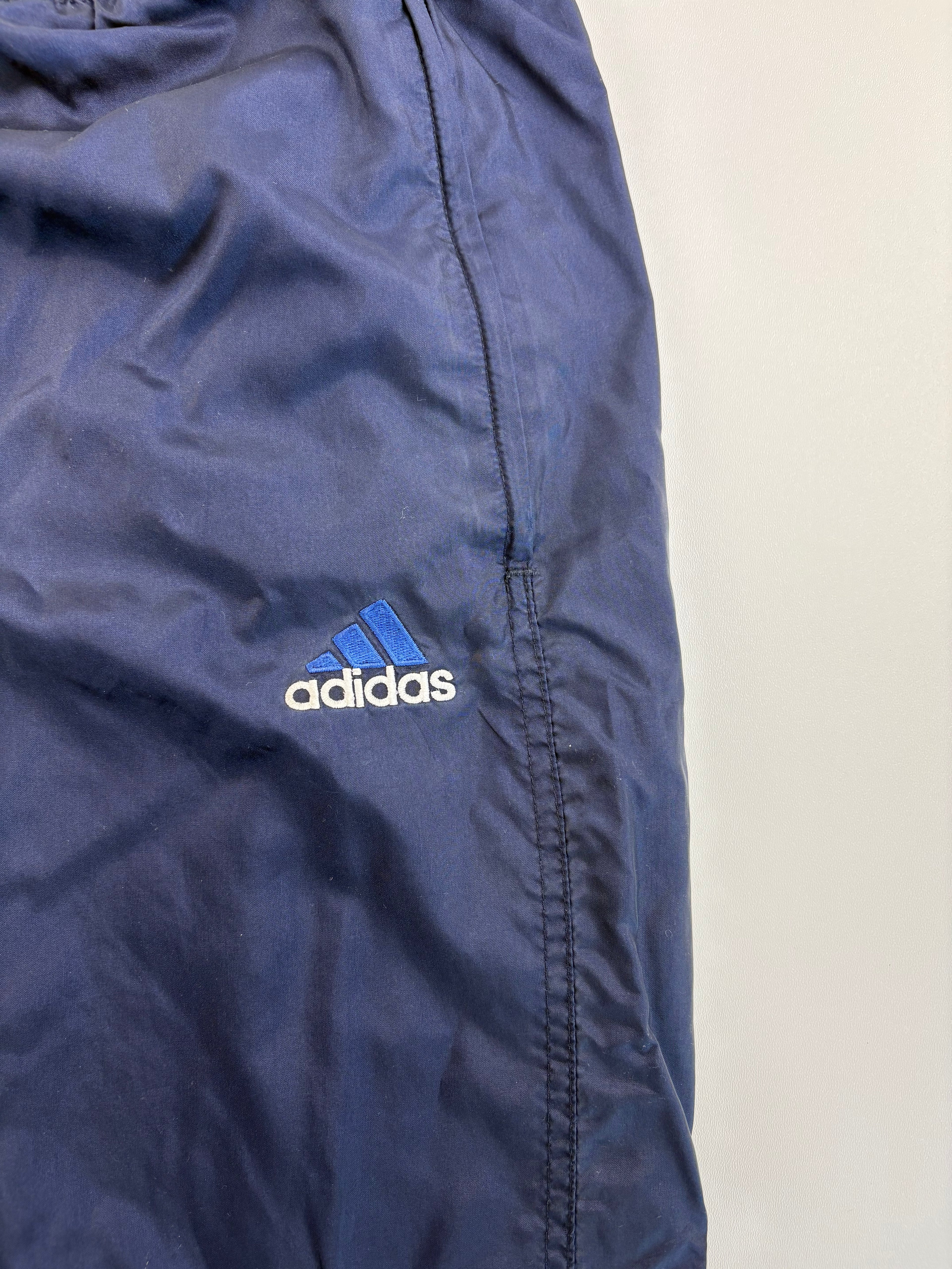 (L) Vintage Adidas Trackpants in blau