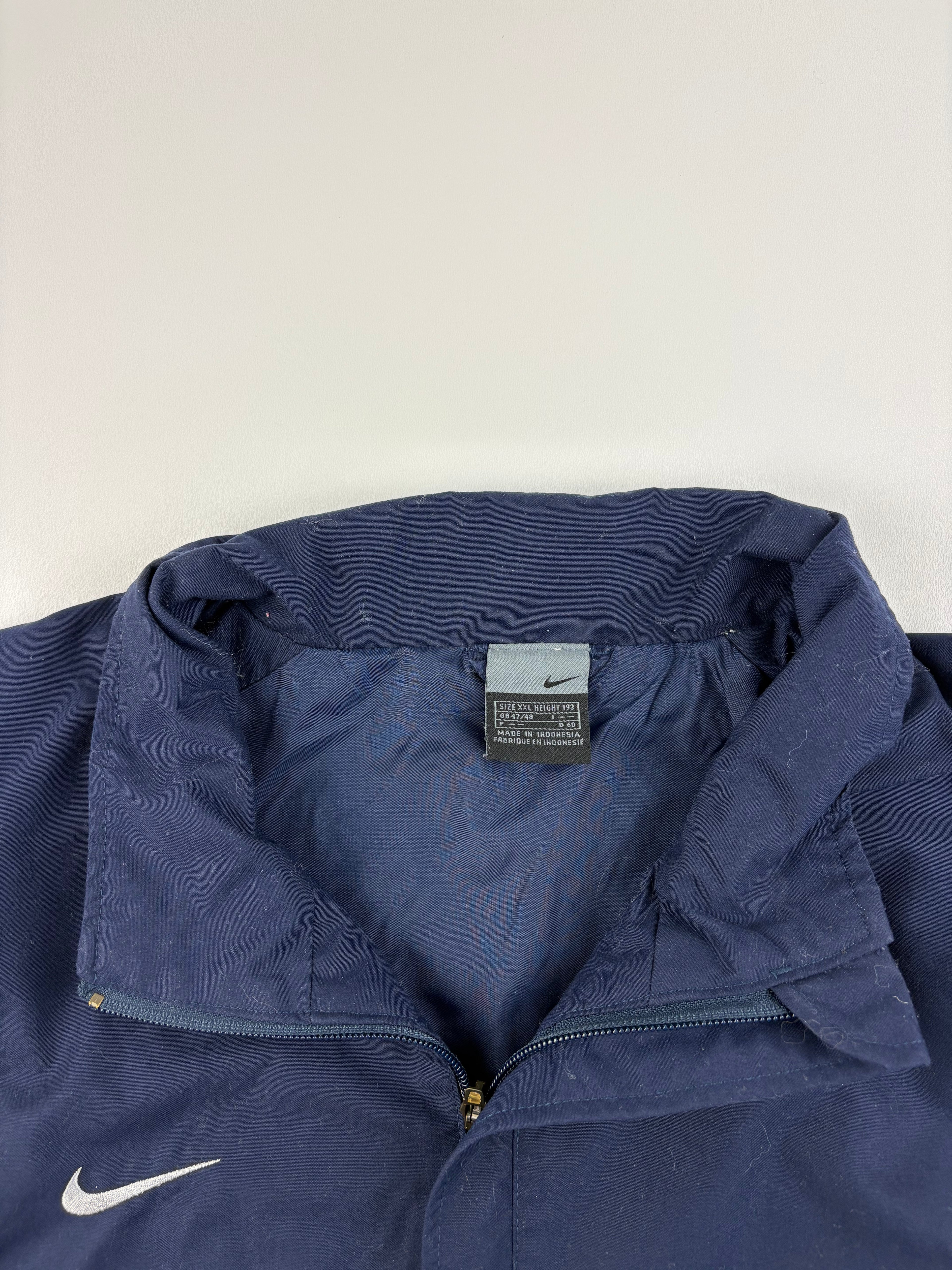 (XL) Vintage Nike Trainingsjacke in blau