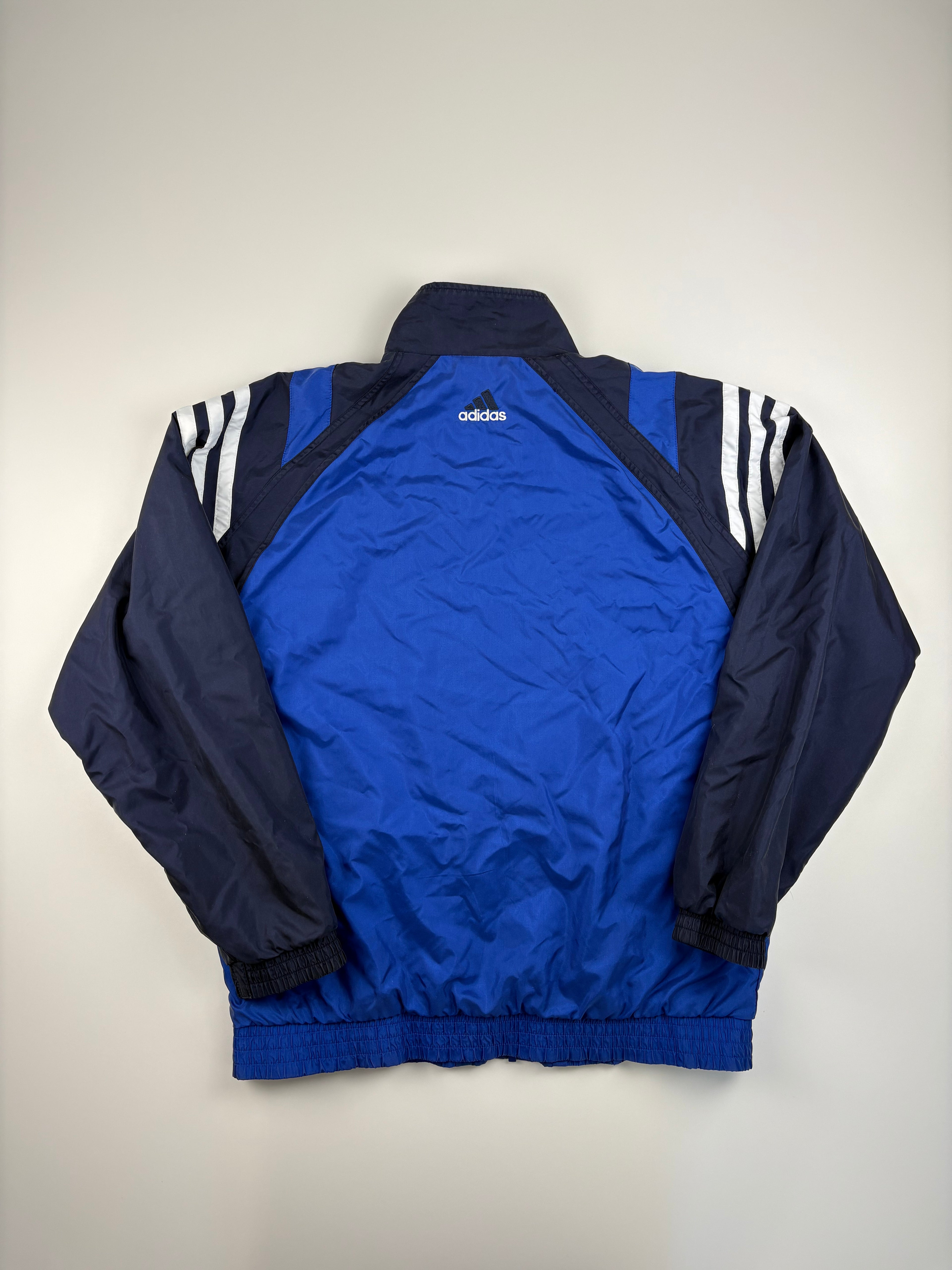 (M-L) Vintage Adidas Trainingsjacke in blau