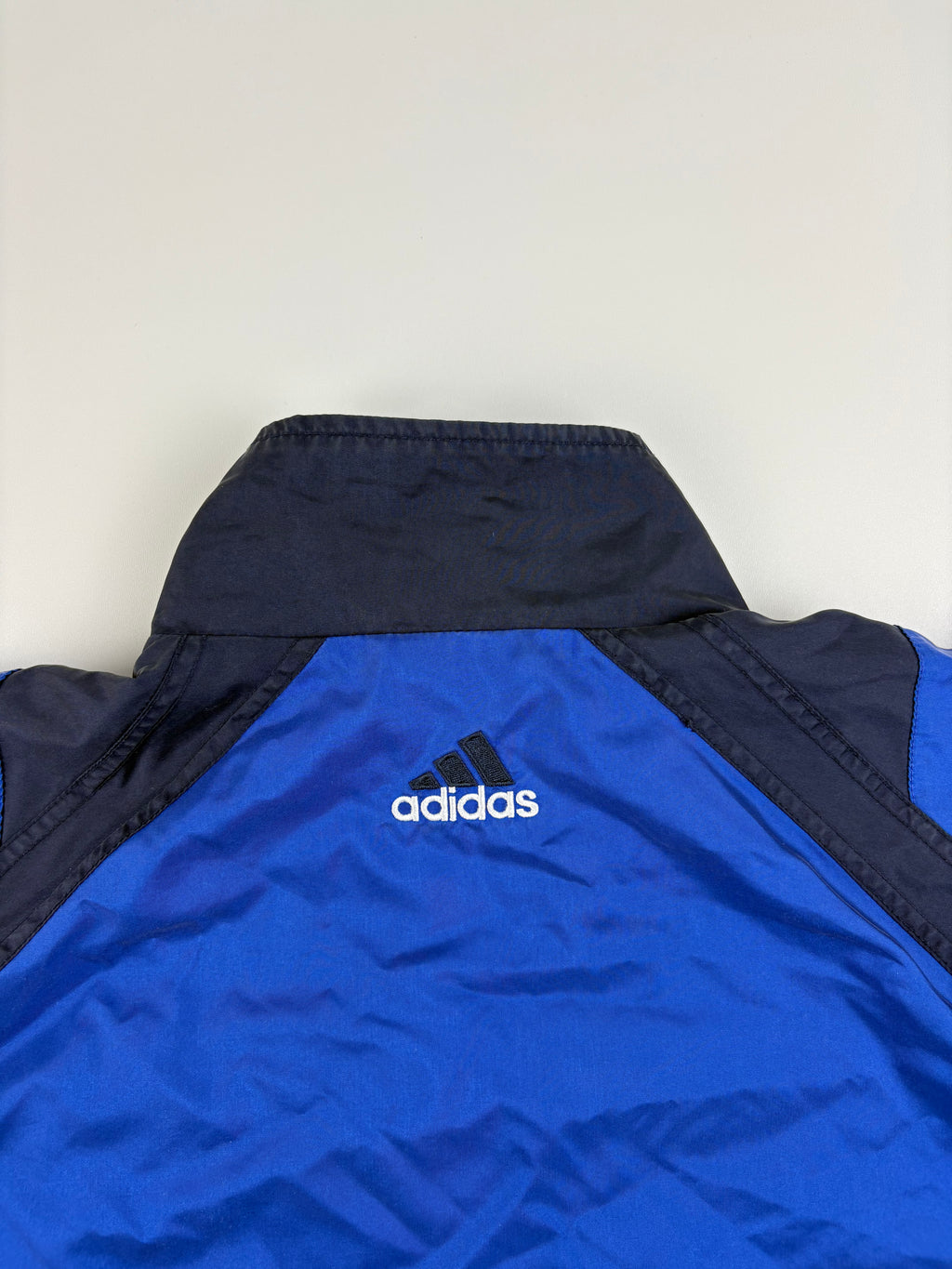 (M-L) Vintage Adidas Trainingsjacke in blau