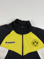 (L) Vintage Kappa BVB Trainingsjacke in schwarz/gelb