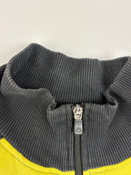 (L) Vintage Kappa BVB Trainingsjacke in schwarz/gelb