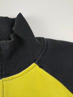 (L) Vintage Kappa BVB Trainingsjacke in schwarz/gelb