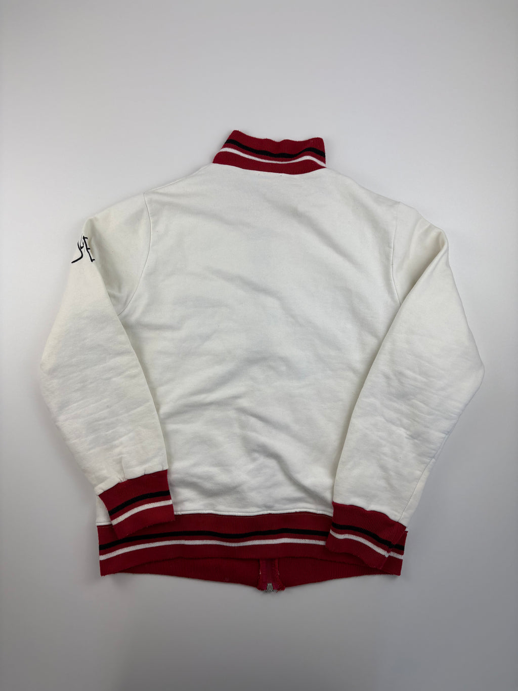 (M-L) Vintage Milano Trainingsjacke in weiß