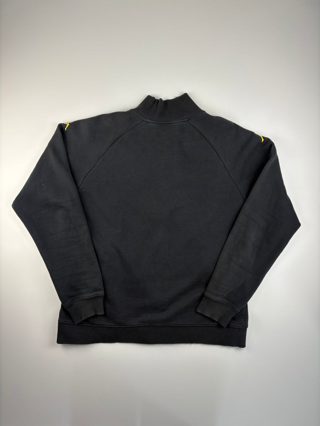 (L) Vintage Kappa BVB Trainingsjacke in schwarz/gelb