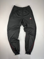 (M-L) Vintage Adidas Trainingsanzug in grau/ rot