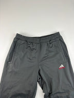(M-L) Vintage Adidas Trainingsanzug in grau/ rot