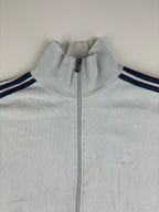 (M-L) Vintage Adidas Jogginganzug in weiß und rot