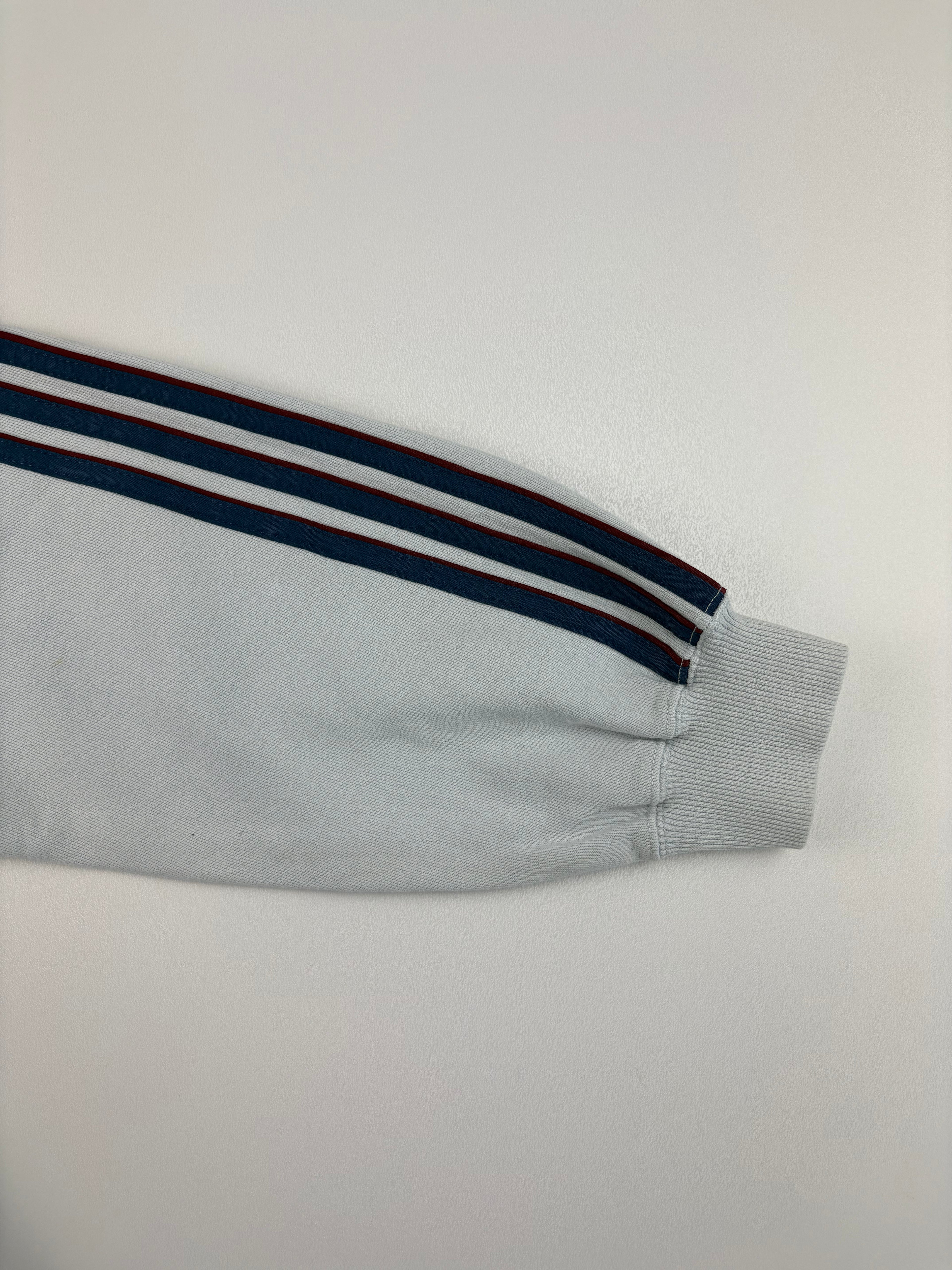 (M-L) Vintage Adidas Jogginganzug in weiß und rot
