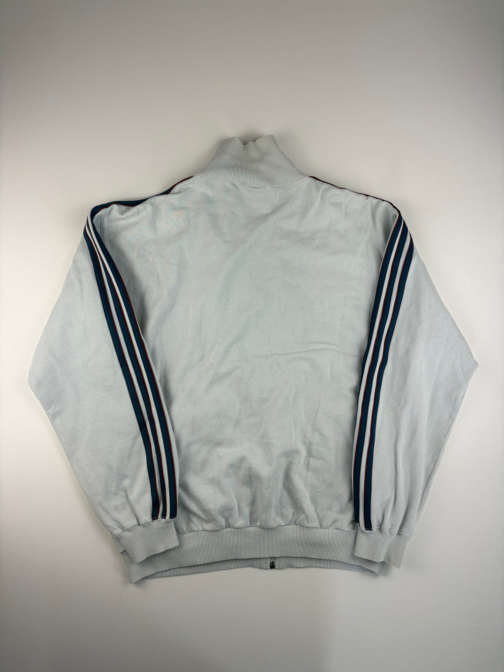 (M-L) Vintage Adidas Jogginganzug in weiß und rot