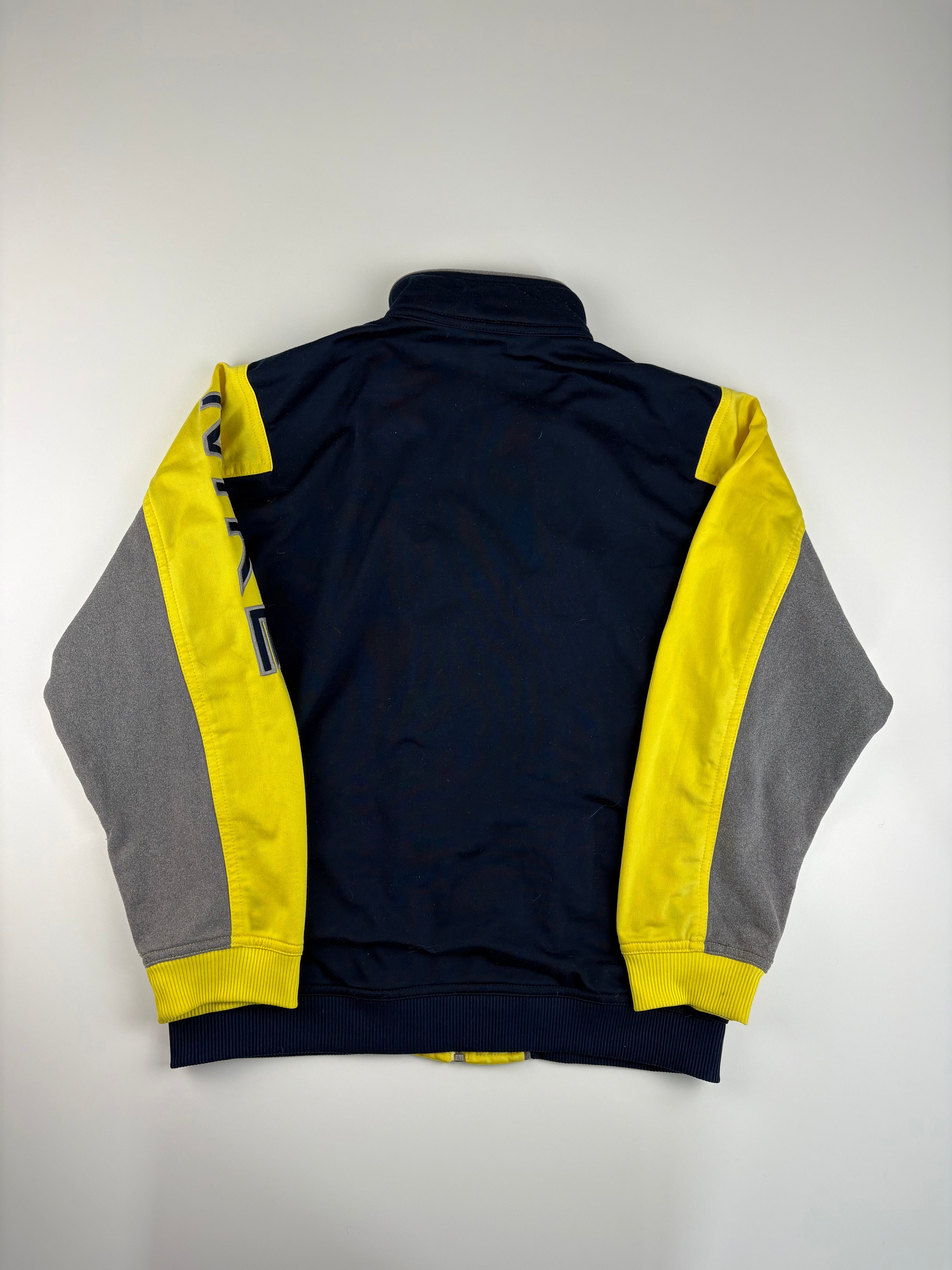 (S-M) Vintage Nike Trainingsanzug in Gelb/dunkelblau