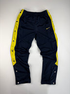 (S-M) Vintage Nike Trainingsanzug in Gelb/dunkelblau