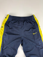 (S-M) Vintage Nike Trainingsanzug in Gelb/dunkelblau
