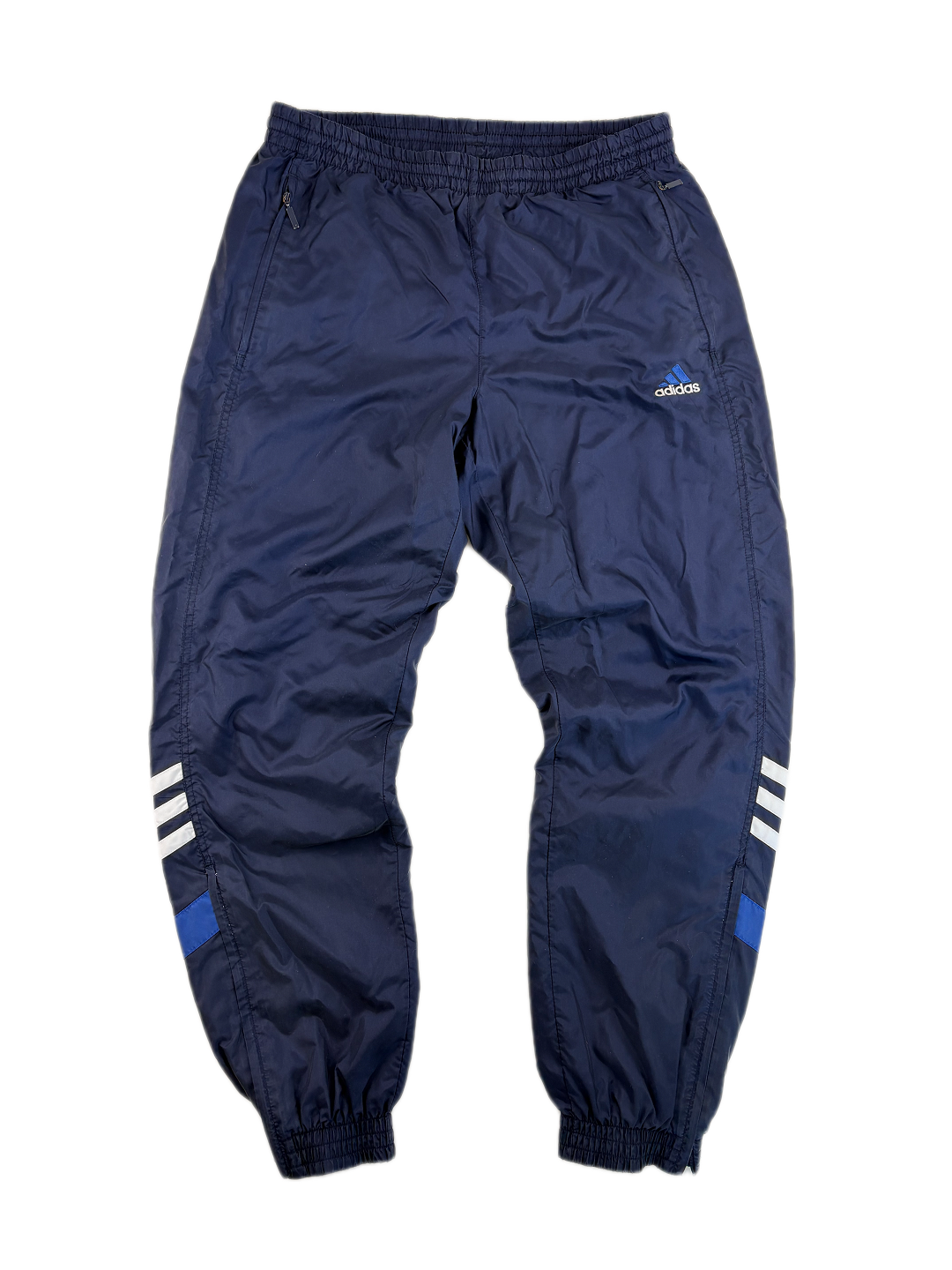 (L) Vintage Adidas Trackpants in blau