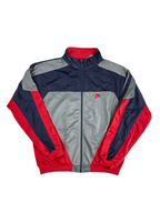 (M) Vintage Nike Trainingsjacke in silber/pink/lila